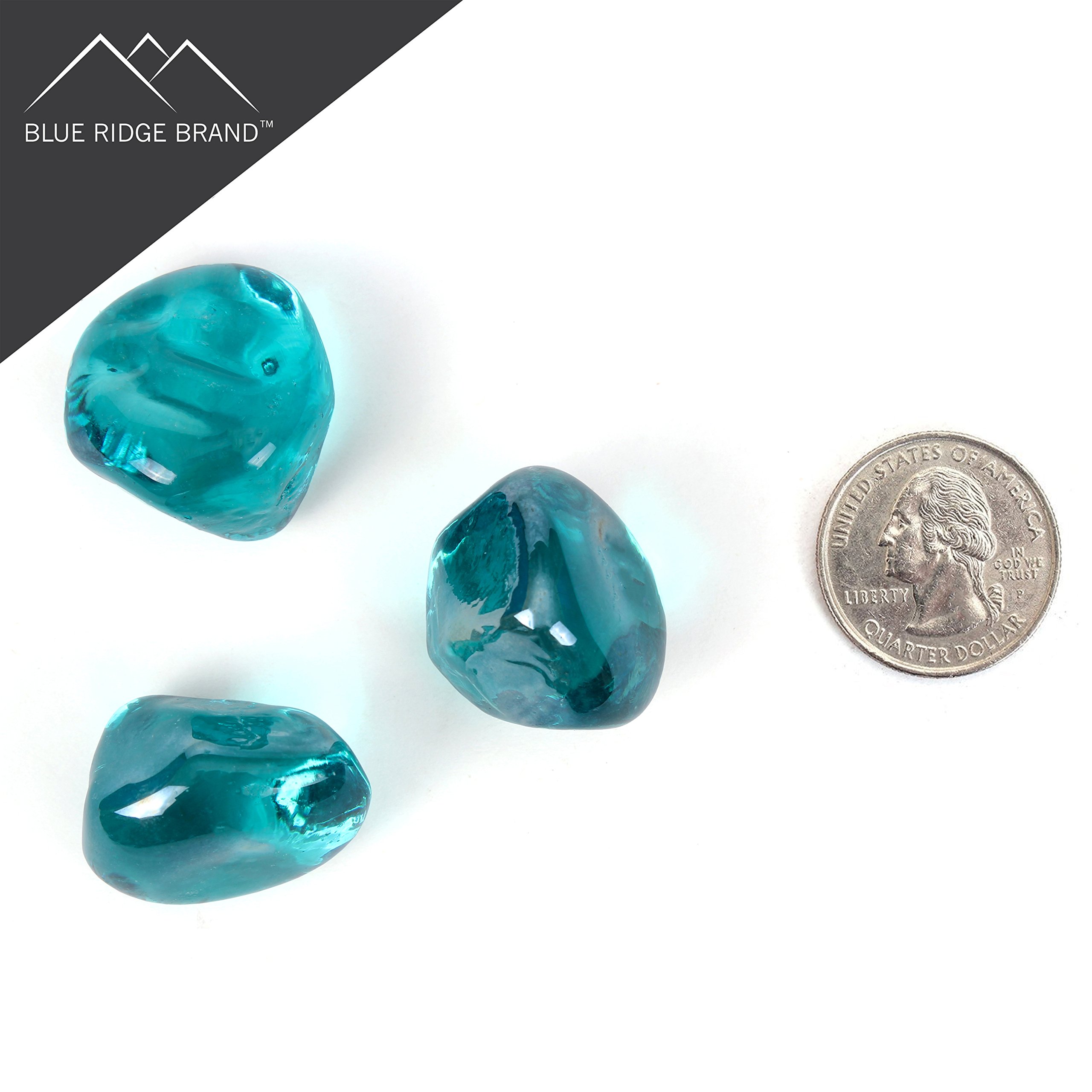 Premium Reflective Fire Pit Glass Diamonds - 1