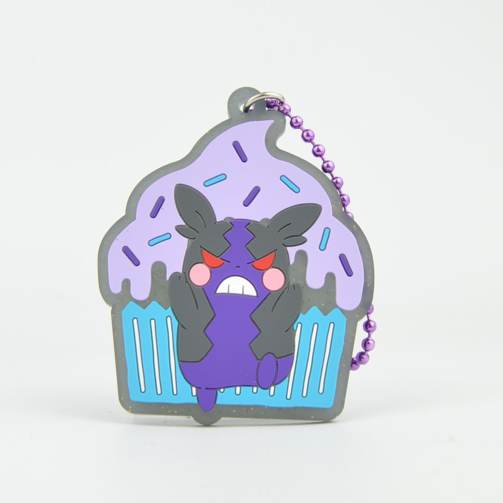 Pokemon Ghost Series SK Japan Glitter Rubber Keychain - Cute Anime Keyring for Backpacks, Bags & Gifts | Official Pokemon Merchandise