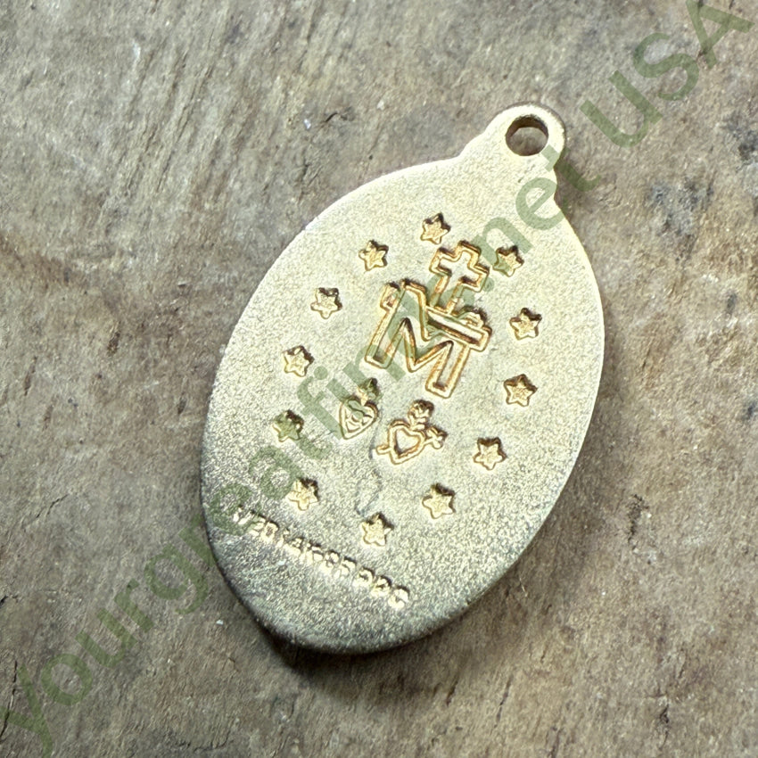 Vintage 14k Gold Filled Sacred Mother Pendant Necklace - 1/120 Scale Religious Jewelry for Women - Perfect for Gifts, Church, Weddings & Special Occasions