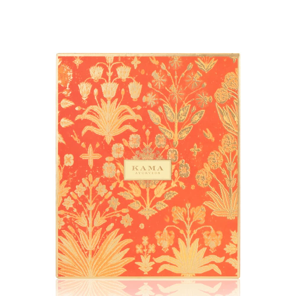 Kama Ayurveda Gold Glow Gift Box - Luxurious Ayurvedic Skincare Set for Radiant Skin | Perfect for Gifting, Self-Care & Spa Days