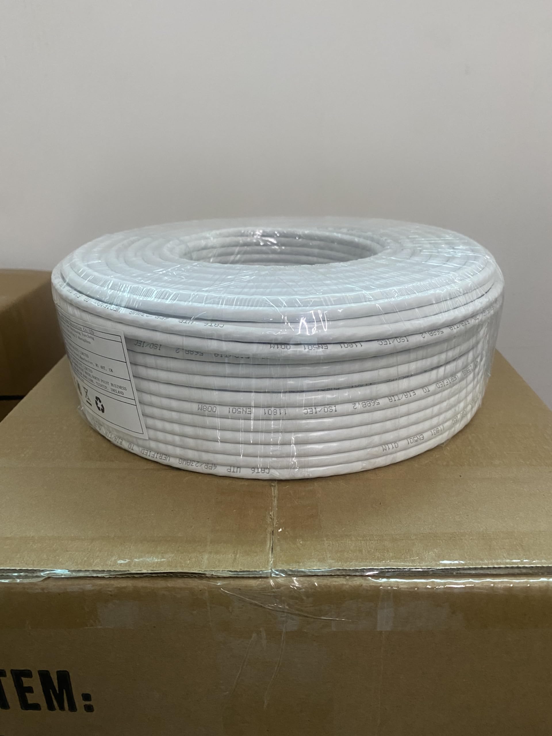 Soibke Cat 6 Ethernet Cable 100m (328ft) - High Speed Gigabit LAN Network Cable, Outdoor Weatherproof UTP 23AWG CCA Bulk Patch Cable - Perfect for Home Office, Gaming, Streaming & Outdoor Networking