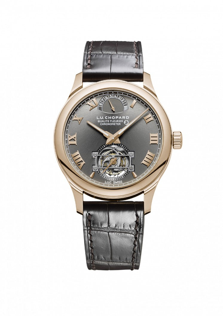 Chopard L.U.C Tourbillon 18K Rose Gold Luxury Men's Watch | Swiss Made Automatic Movement | Perfect for Business Meetings & Formal Events