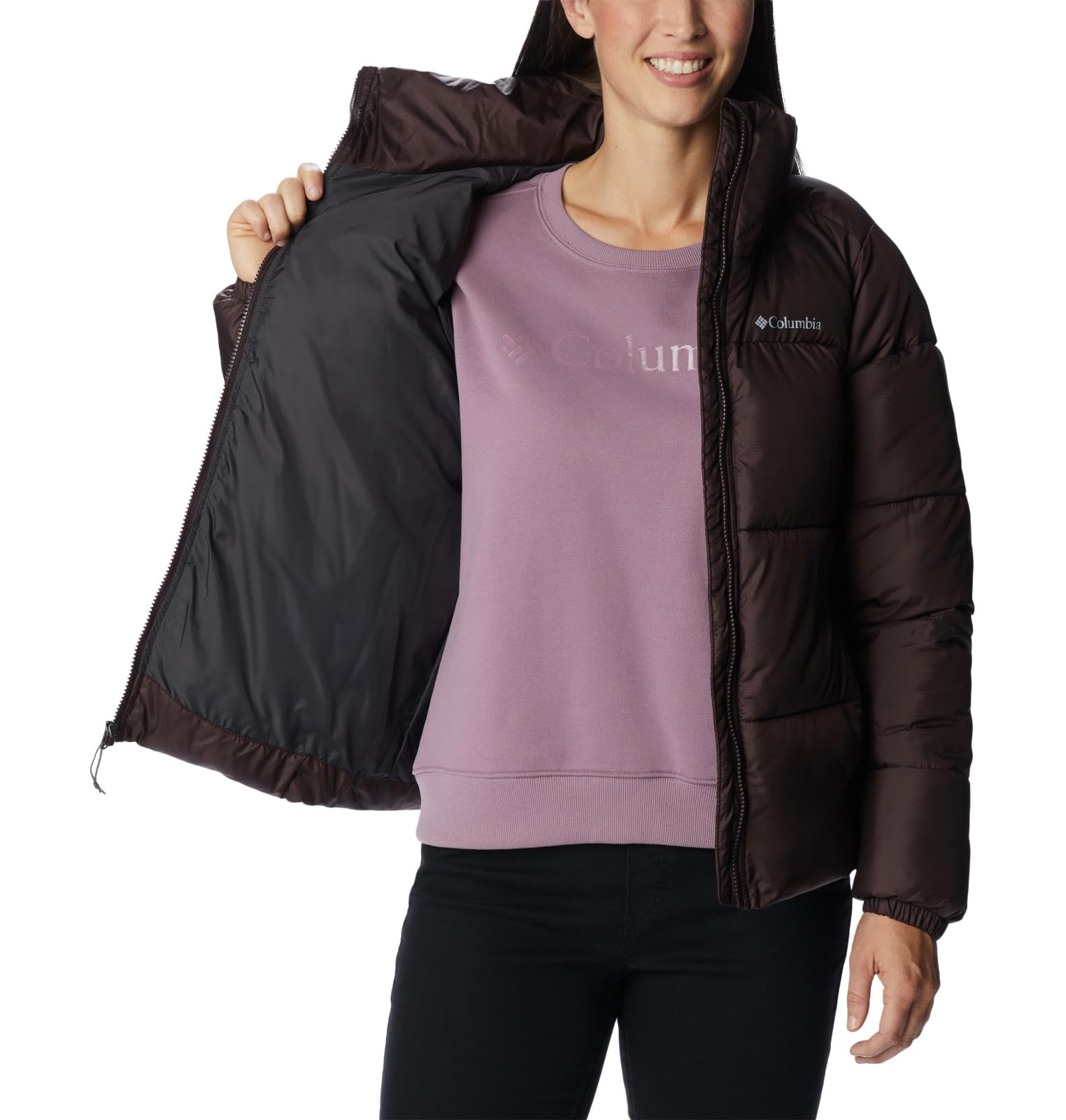 Columbia Women's Puffect Jacket - Lightweight Waterproof Winter Coat with Omni-Heat Thermal Reflective, Perfect for Skiing, Hiking & Outdoor Adventures