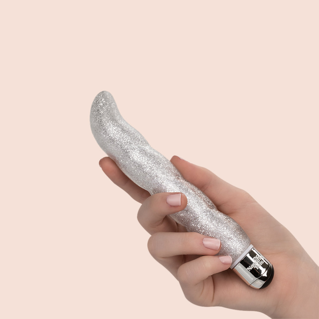 Naughty Bits™ Screwnicorn™ Majestic G-Spot Vibrator - Soft Ribbed Texture for Enhanced Pleasure | Perfect for Couples Play & Solo Sensual Exploration