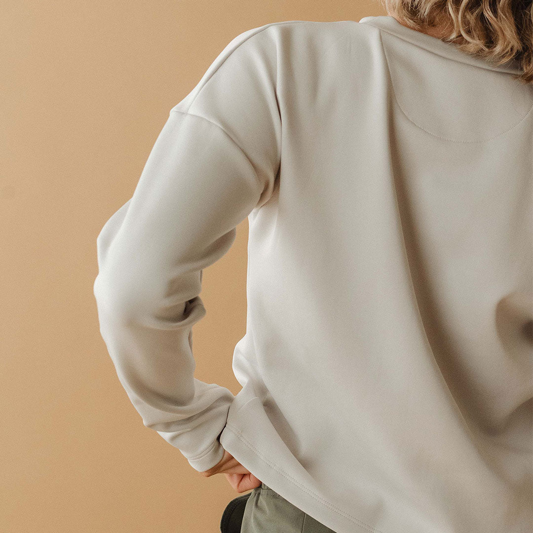 Brighton Women's Stone Pullover Sweater - Cozy Knit Top for Fall & Winter | Perfect for Casual Outfits, Office Wear & Layering