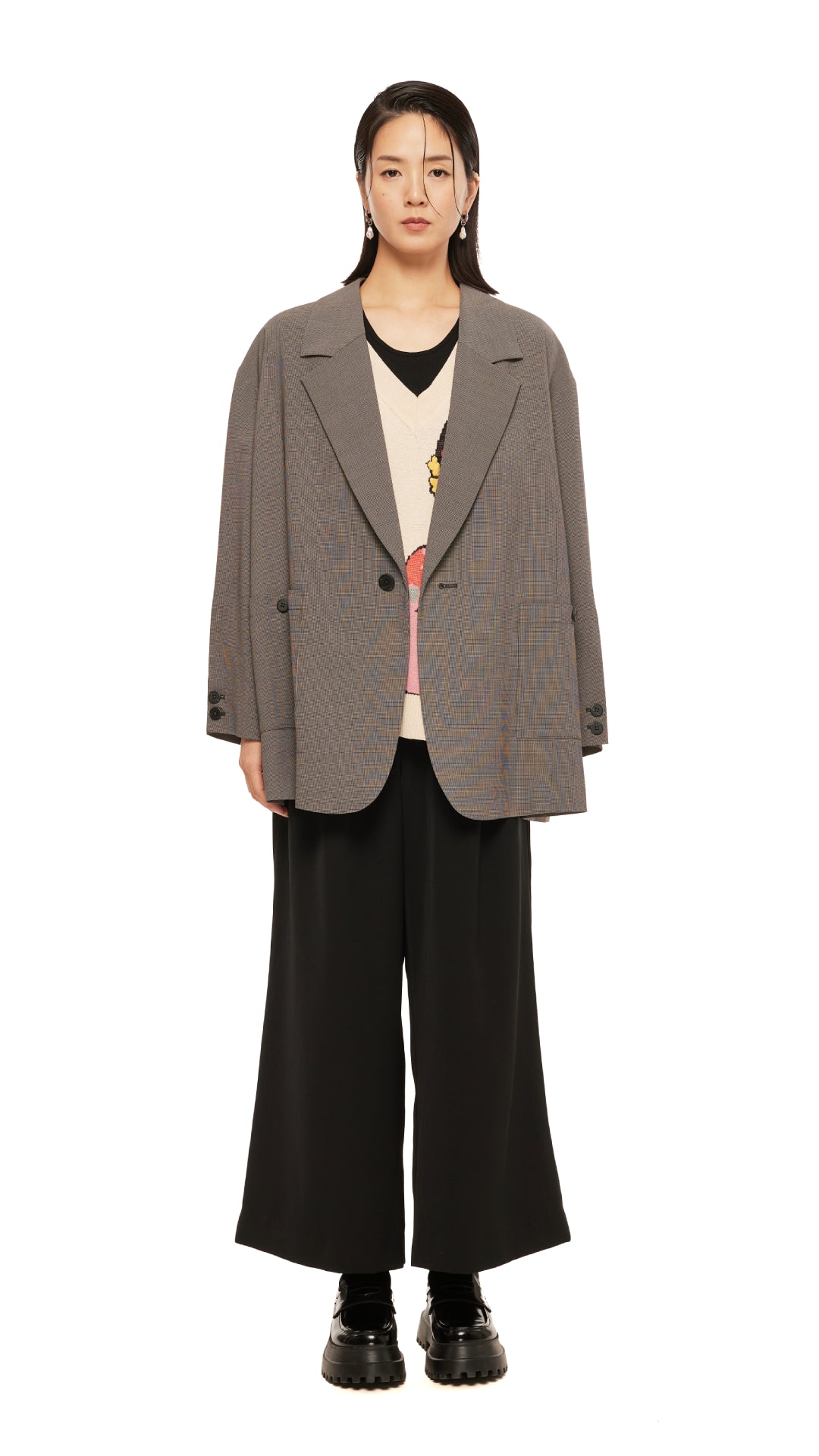 Stylish High-Waisted Wide Leg Pants with Pockets - Comfortable & Flowy Women's Trousers for Work, Casual Outfits, and Travel