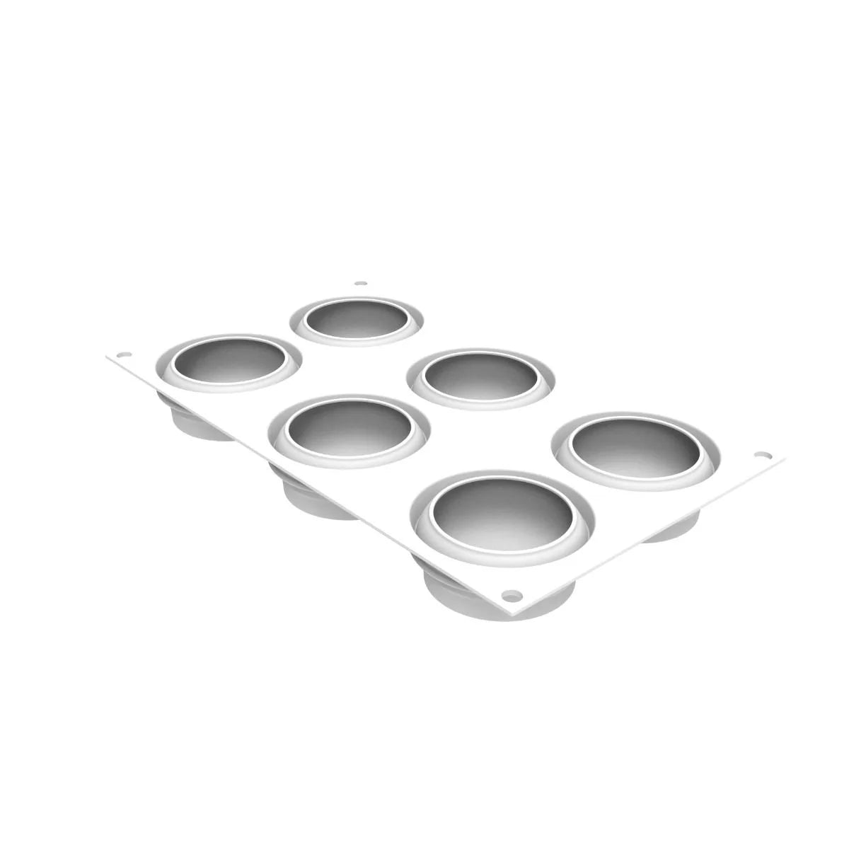 Silikomart Ocean 100 Silicone Cake Mold - 6 Cavity Ocean Themed Baking Pan for Cakes, Cupcakes & Desserts | Perfect for Birthday Parties, Beach Weddings & Nautical Decorations