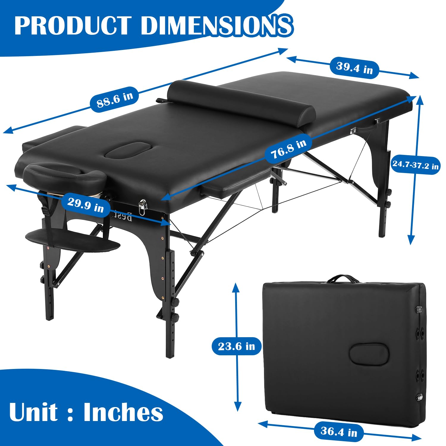 Portable Massage Table 77