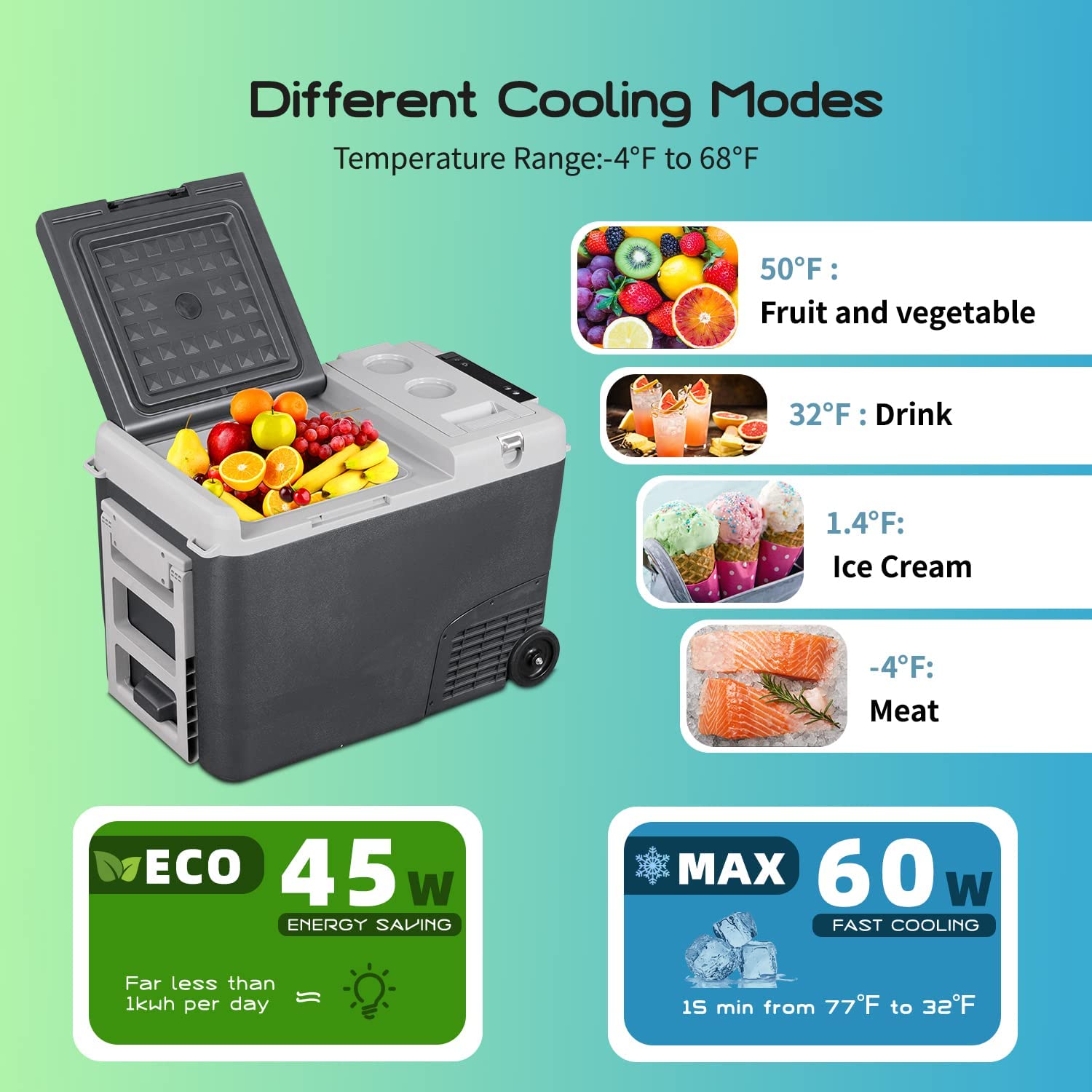 Alpicool MT35 12V Portable Car Refrigerator Freezer - Compact Mini Fridge for Road Trips, Camping & Outdoor Adventures - 35L Car Cooler with DC/AC Power for Vehicles, Trucks & RVs