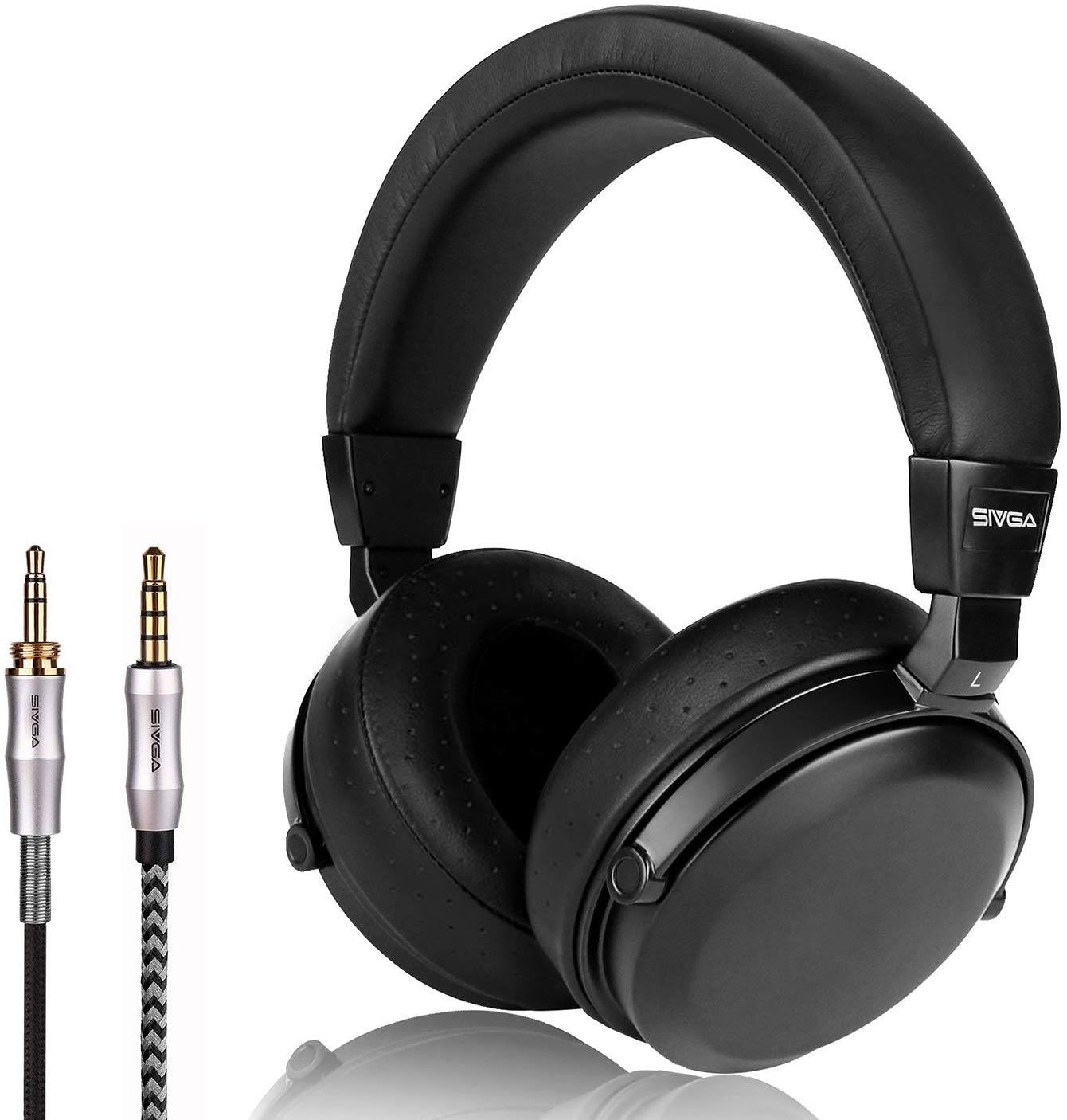 Sivga SV002 Closed Back Headphones with Built-in Microphone & Controls - Premium Over-Ear Headset for Gaming, Music & Calls (Open Box)
