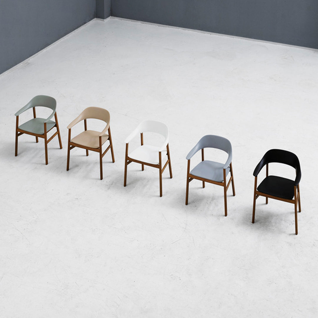 Simon Legald Herit Dining Armchair by Normann Copenhagen - Modern Scandinavian Design for Dining Room, Kitchen or Office - Comfortable & Stylish Seating Solution