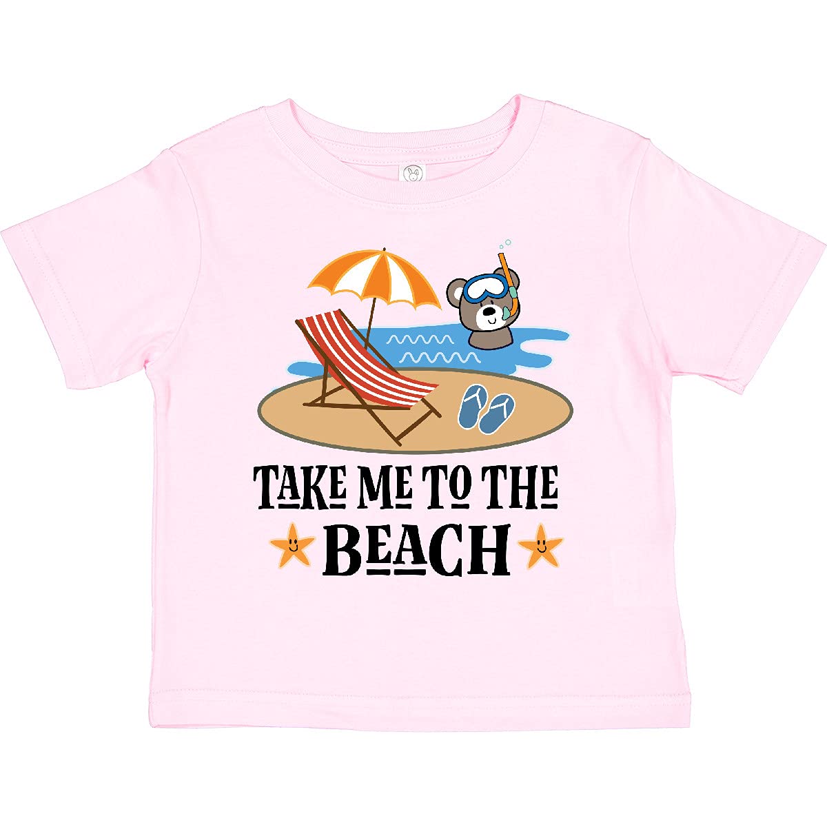 Inktastic Beach Vacation Florida California Toddler T-Shirt - Cute Summer Outfit for Boys & Girls - Perfect for Beach Trips, Family Vacations & Outdoor Activities