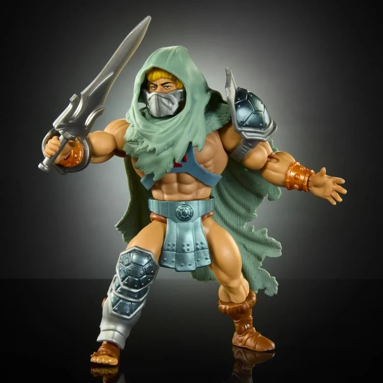 Masters of the Universe Origins Turtles of Grayskull Stealth He-Man Action Figure - Collectible Toy for Fans | Perfect for Display, Play, and Nostalgic TMNT & MOTU Crossover Scenes