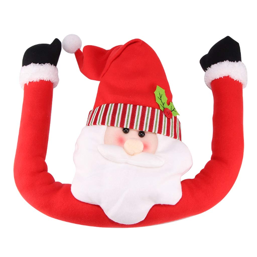 JJZXD Christmas Tree Topper - Cute Top Hat Winter Party Tree Decor with Snowman Ornament for Holiday Home Decor | Perfect for Christmas Tree, Winter Party & Festive Home Decoration