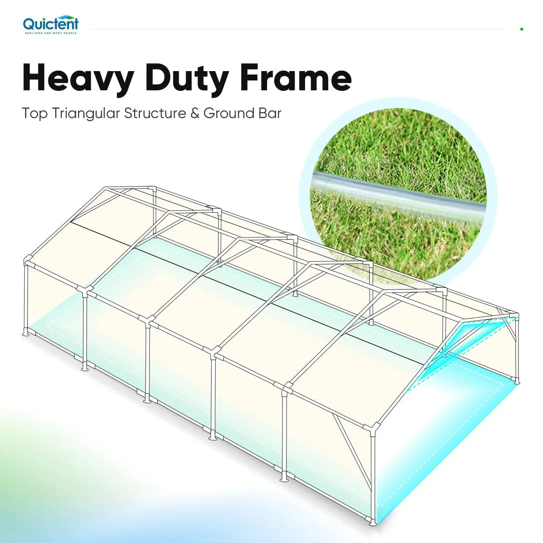 20' x 32' White Party Tent - Heavy Duty Outdoor Canopy for Weddings, Events & Backyard Gatherings - Waterproof & UV Protection Shelter