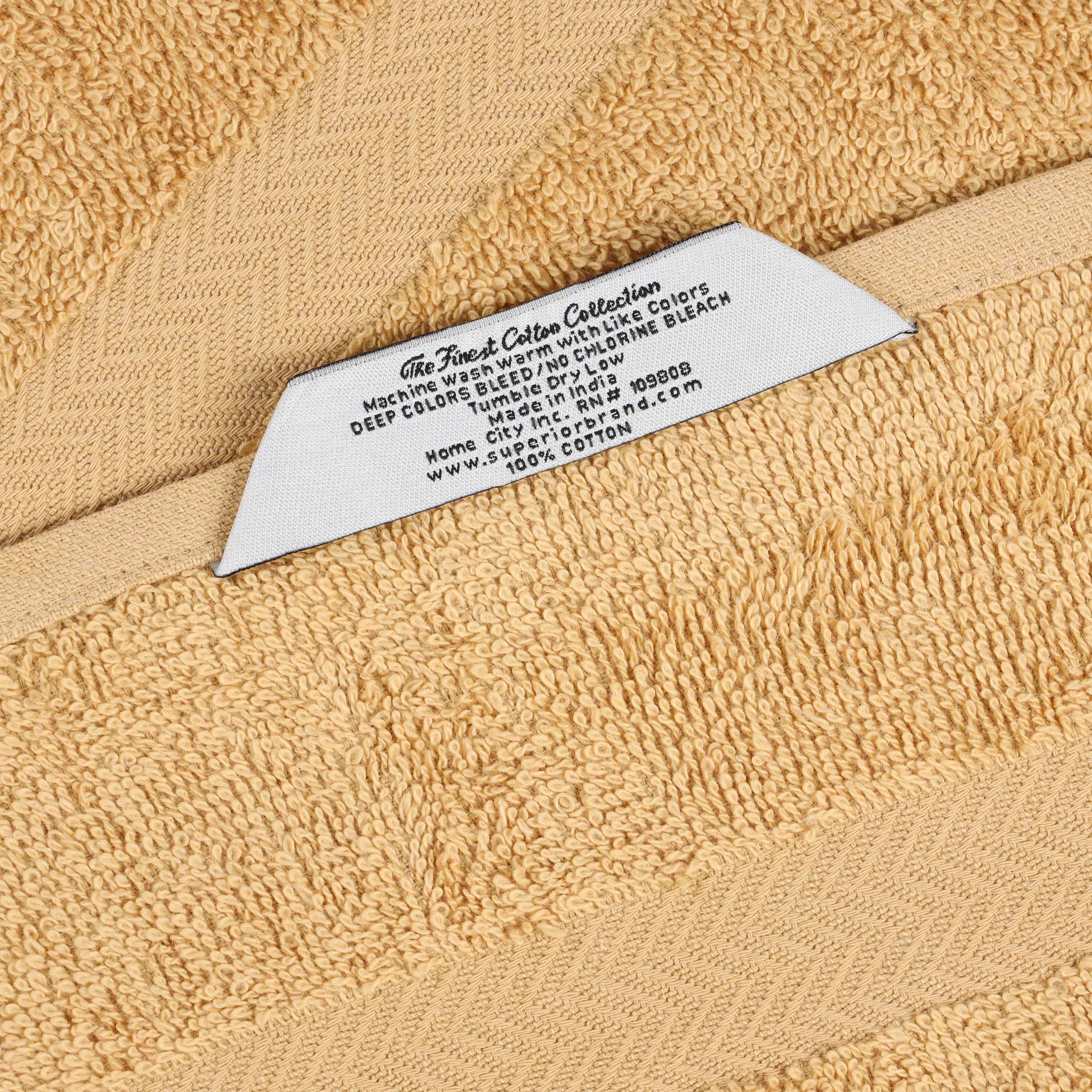 Franklin Eco-Friendly 18-Piece Cotton Towel Set | Soft & Absorbent Bath & Beach Towels for Home, Gym & Travel