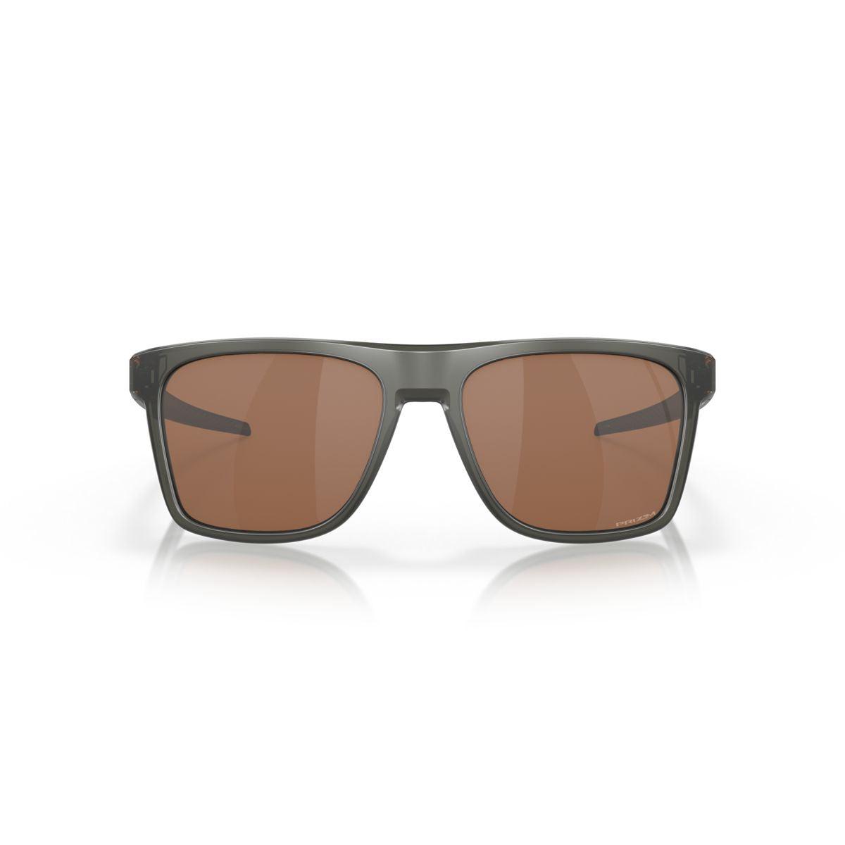 Oakley Leffingwell Sunglasses Matte Grey Smoke Frame with Prizm Tungsten Lenses - Polarized Sports & Outdoor Eyewear for Running, Cycling & Hiking