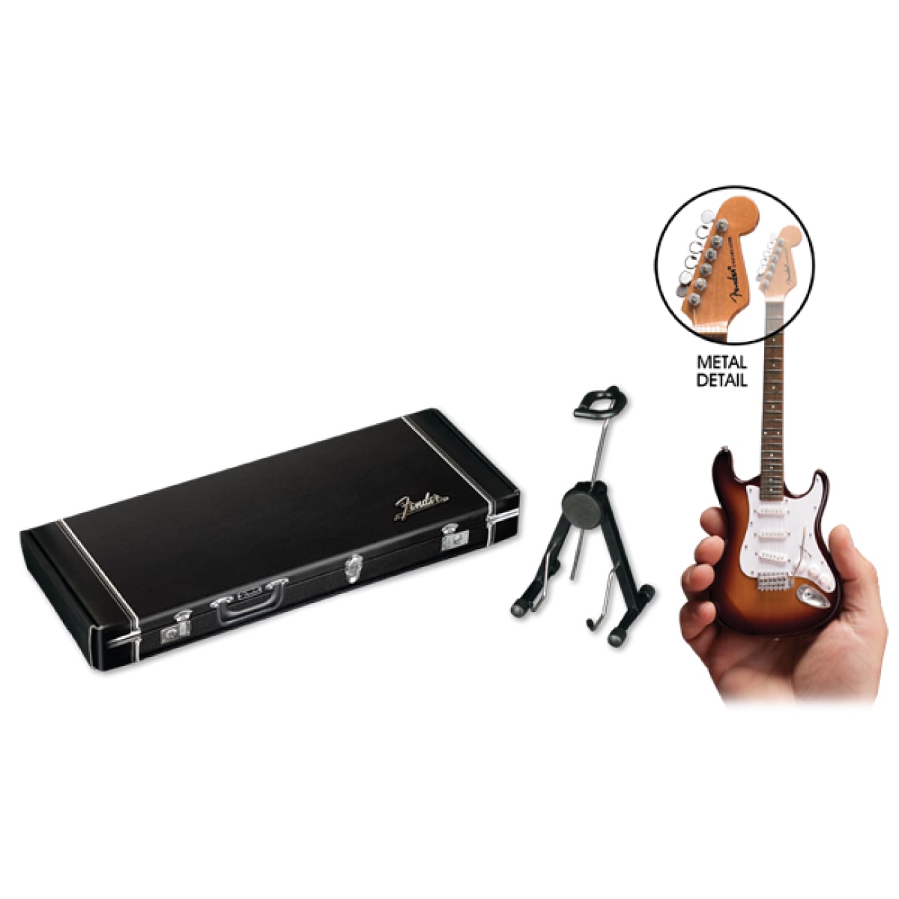 Jimi Hendrix Fender Stratocaster Mini Guitar Replica - Authentic Tribute Collectible for Music Lovers & Home Decor