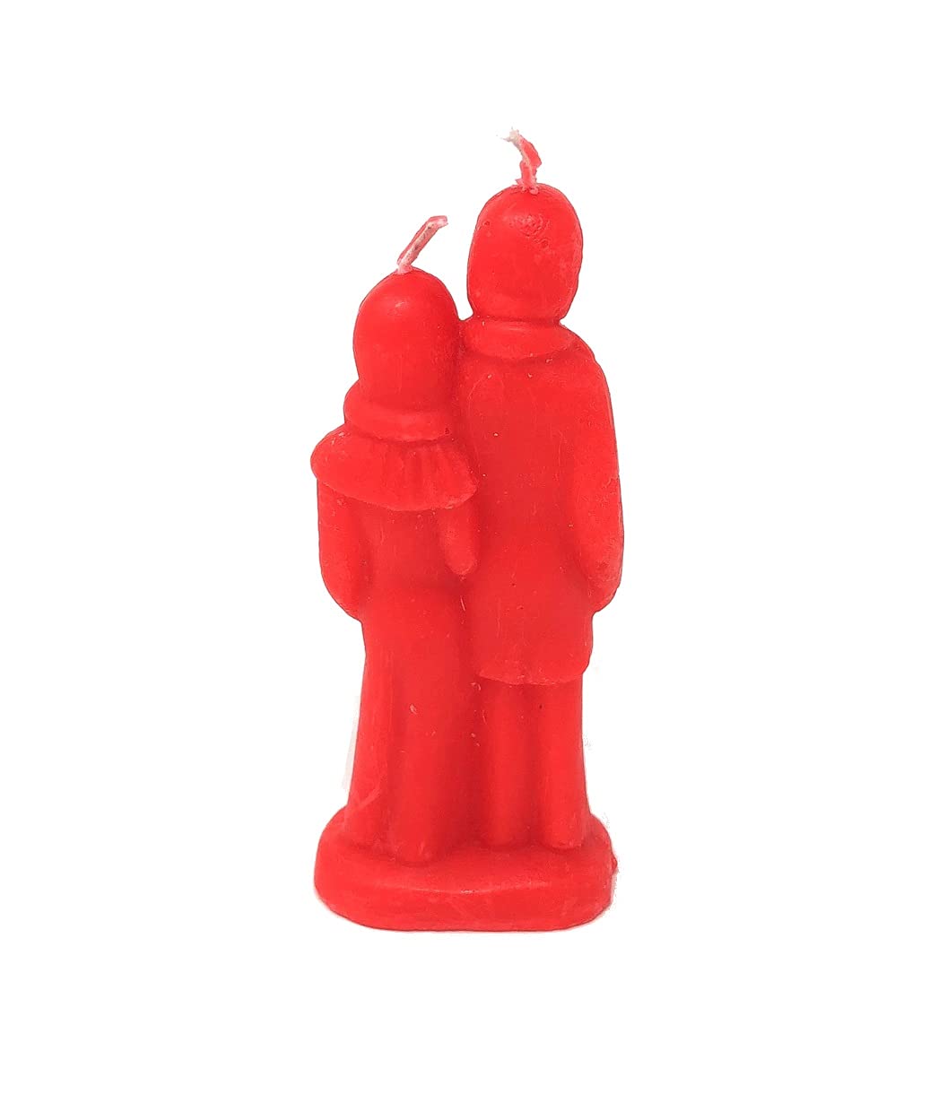 Red Marriage Couple Candle - Romantic Bride and Groom Wedding Decoration for Ceremony, Vow Renewal & Anniversary Celebrations - Perfect for Wedding Centerpieces, Reception Decor and Gift Giving