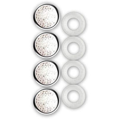 Cruiser Accessories Pave Fastener Caps License Plate Frame Hardware - Clear Pave (Pack of 10) for Motorcycle, Car, and Truck Customization