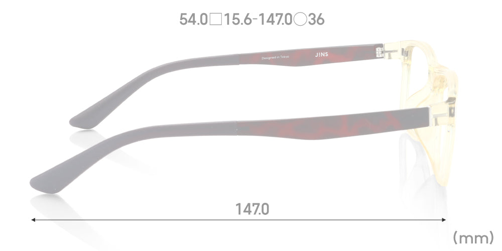 JINS Switch Classic 371 00 - Stylish & Comfortable Eyeglasses for Men & Women | Lightweight Frame with Clear Lenses | Perfect for Reading, Working & Daily Use