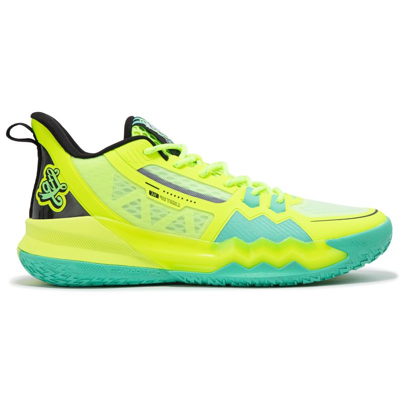 361 Degrees Burning Force 4 Light Up Basketball Shoes for Men - High-Performance LED Basketball Sneakers for Indoor/Outdoor Courts & Night Games