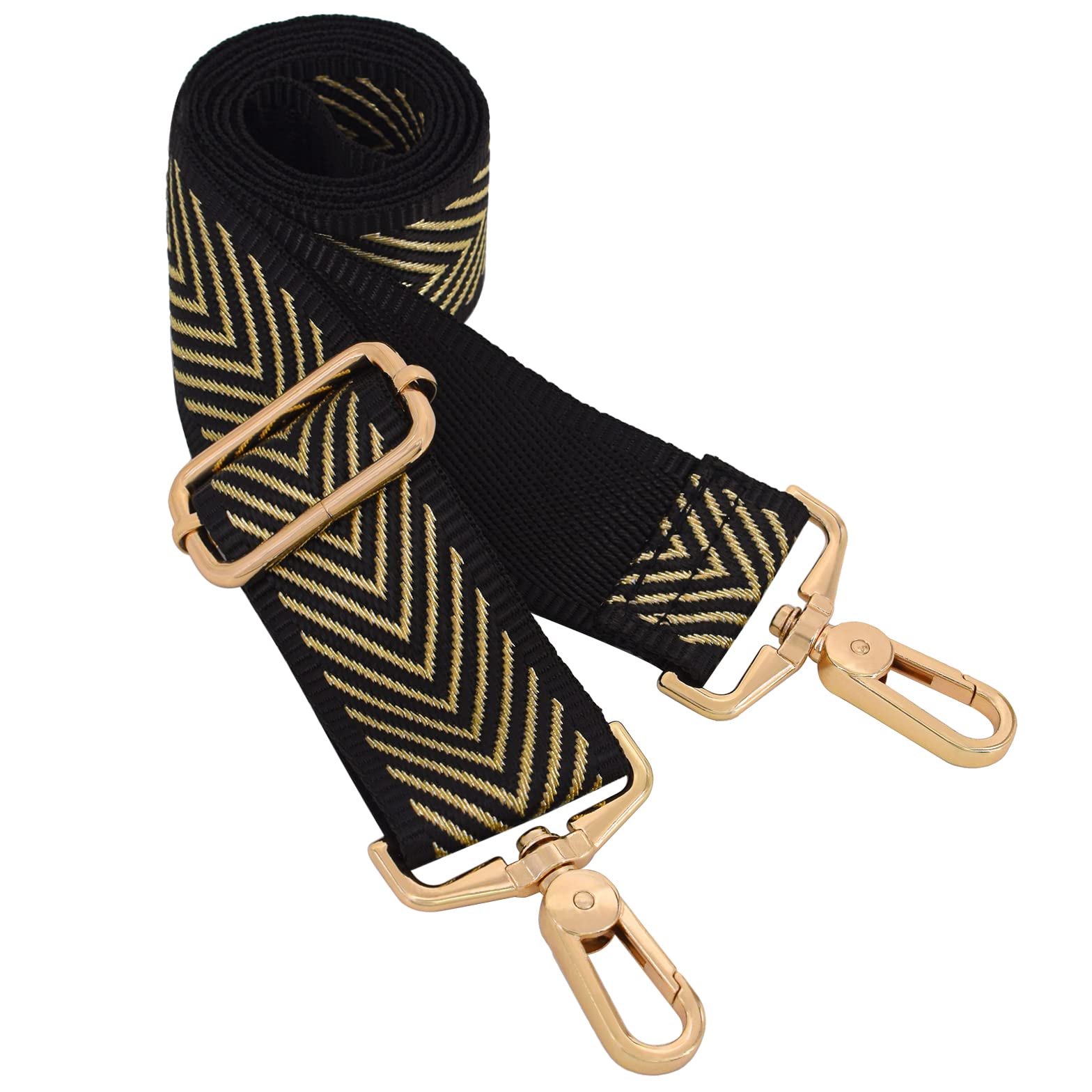 Crossbody Bag Strap Replacement - Durable Metal Swivel Hook Shoulder Strap for Purses, Luggage & Guitar Cases | Perfect for Travel, Daily Use & Instrument Protection