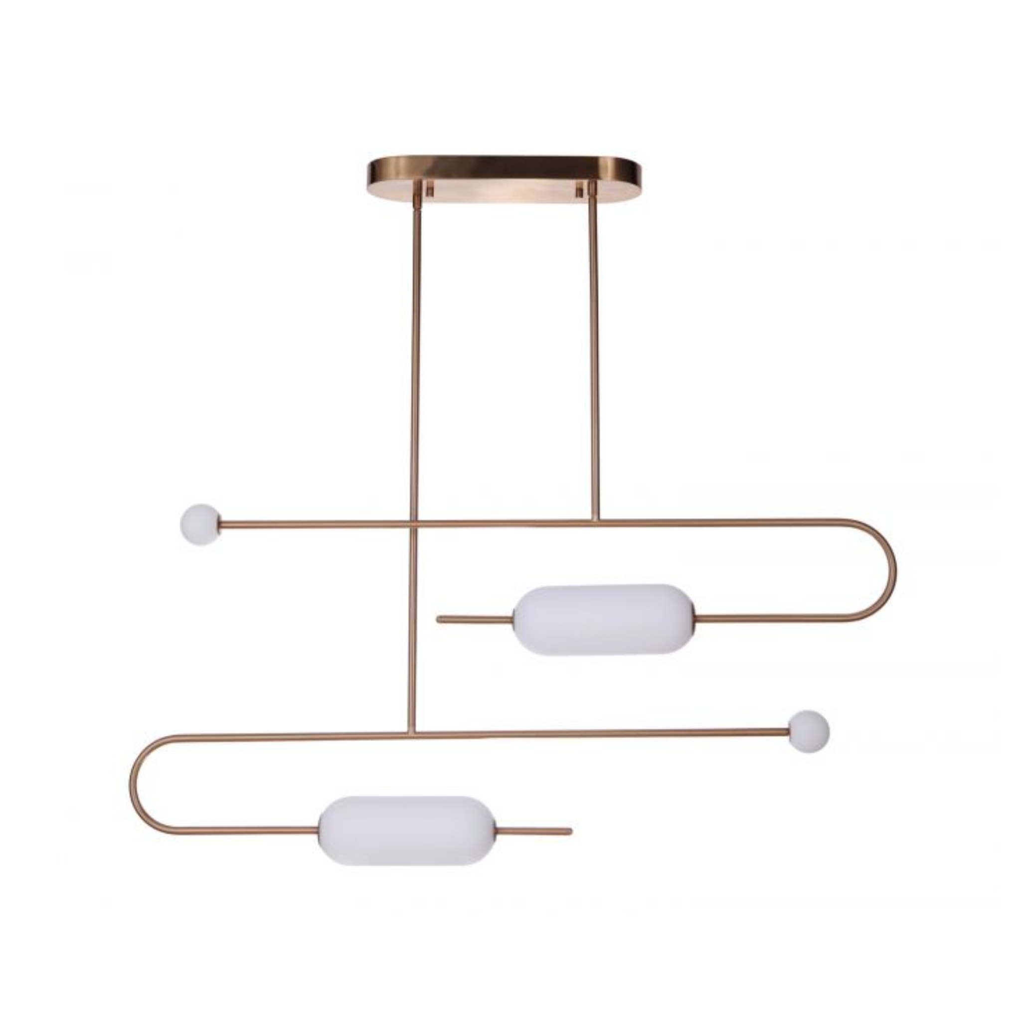 Craftmade Tuli Pendant Light in Satin Brass - Modern Ceiling Lighting Fixture for Dining Room, Kitchen Island & Bedroom Decor