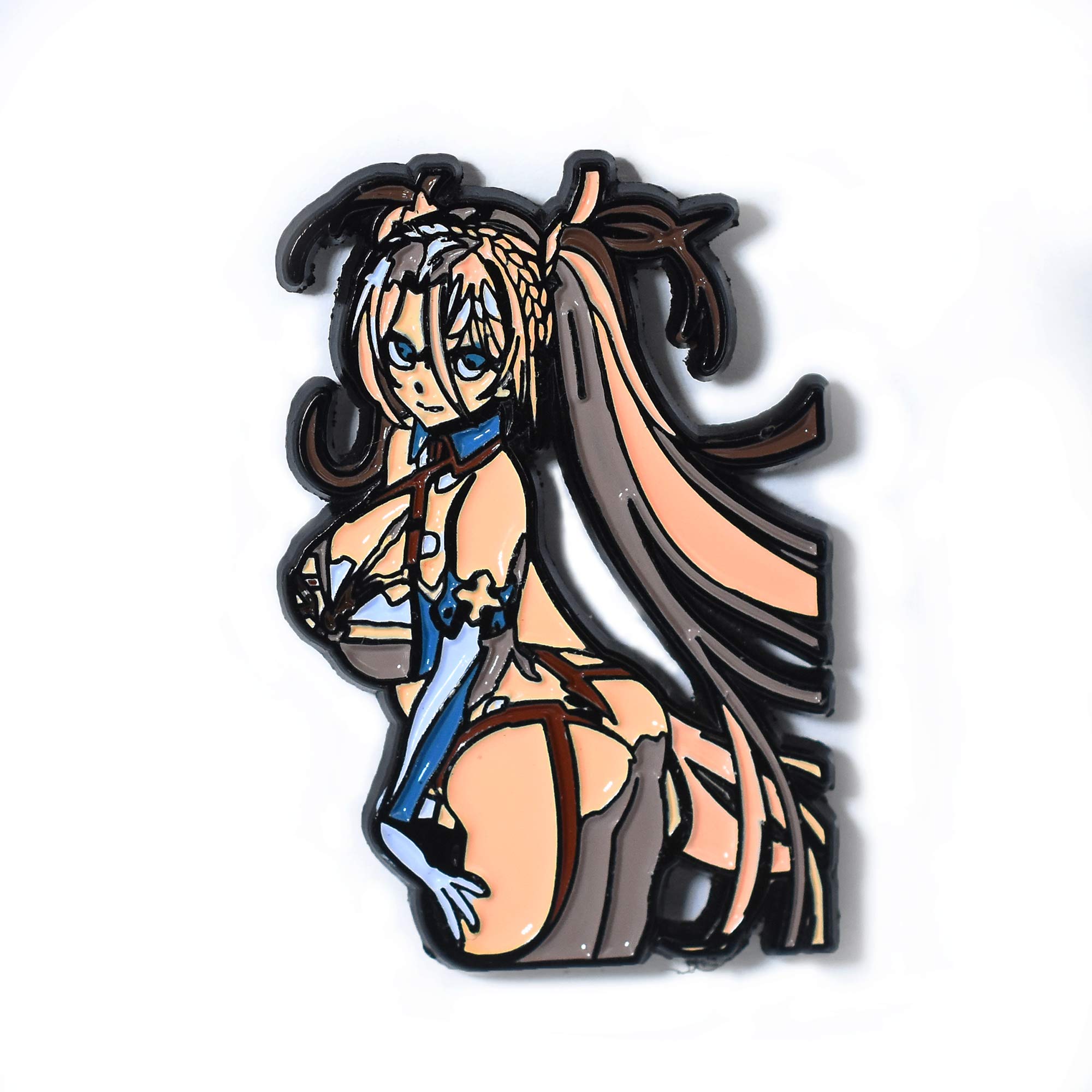 Sexy Anime Girl Ecchi Hentai Pendant Lapel Pin - Cute Cosplay Accessory for Hat, Jacket & Bag - Perfect for Anime Conventions, Cosplay Events & Gift Giving