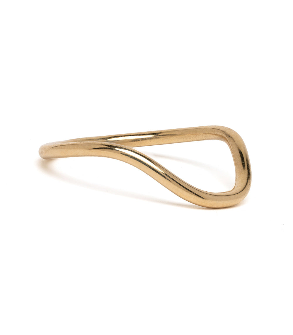 Beau Band Melted Nesting Ring - Unique Engagement & Wedding Ring Set for Women - Perfect for Proposals, Anniversaries, and Everyday Wear