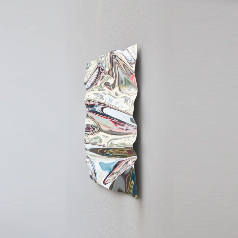 Psychedelic Mirror Wall Sculpture by CAIA LEIFSDOTTER - Modern Abstract Home Decor for Living Room, Bedroom, or Office - Available in 4 Sizes (Pre-Order)