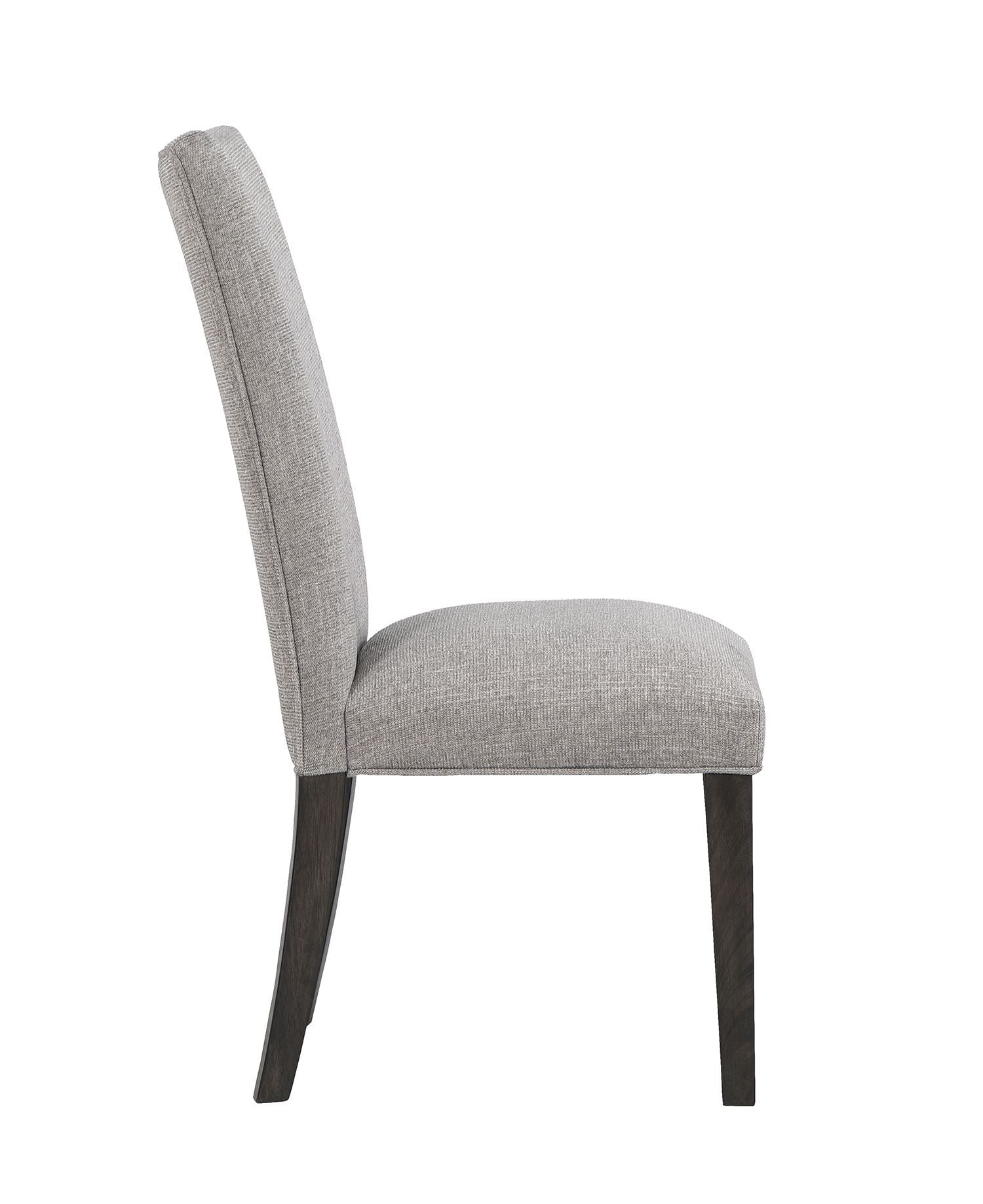 Alora Dining Chair - Modern Espresso & Beige Upholstered Kitchen Chairs - Comfortable & Stylish for Dining Room, Kitchen, Breakfast Nook, and Home Office