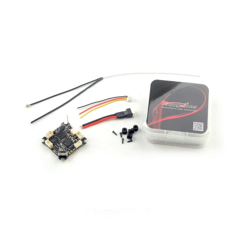 Happymodel CrazyF4 ELRS AIO 5-in-1 Flight Controller with Built-in 900MHz/915MHz/868MHz ELRS Receiver - Perfect for FPV Drone Racing and DIY Quadcopter Builds