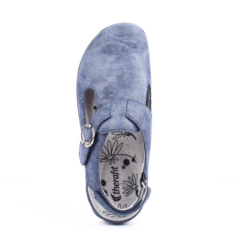 Chloe Women's Adjustable Leather Clog Sandals - Comfortable Slip-On Shoes for Casual Wear & Home Use