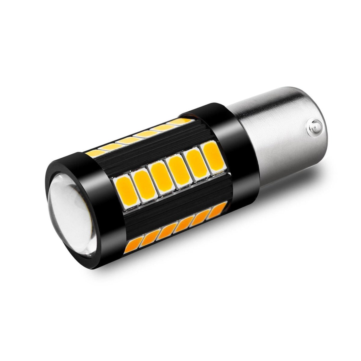 7507 PY21W 12496 LED Bulbs - Super Bright 12V Turn Signal Lights for Cars, Trucks, Motorcycles - Amber Color for Enhanced Visibility & Safety