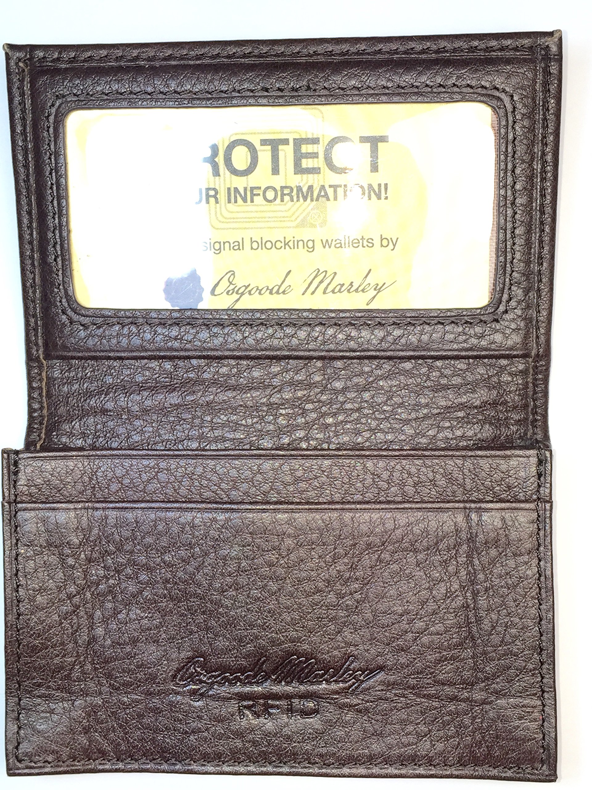 RFID Blocking Gusseted Card Holder - Espresso Brown Leather Wallet for Credit Cards & IDs | Perfect for Travel, Business, and Everyday Use