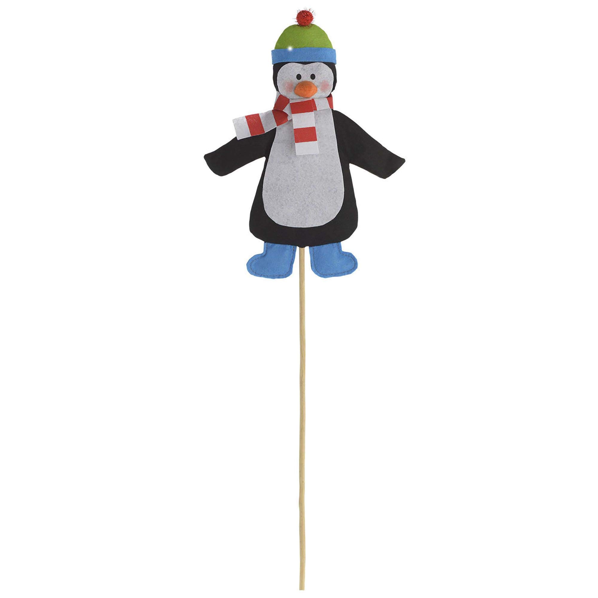 Penguin Yard Stake - Fun Holiday & Party Decorations for Outdoor Celebrations - Perfect for Christmas, Birthdays, and Winter Festivals