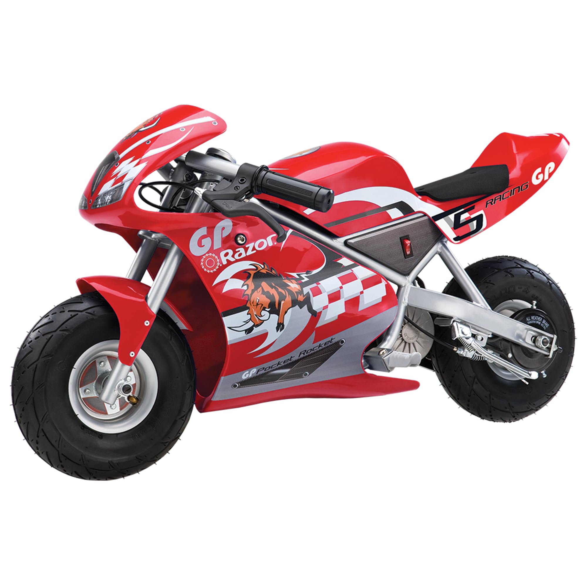 Razor Pocket Rocket Miniature Electric Bike - Lightweight & Portable E-Bike for Kids & Teens - Perfect for Commuting, Campus Rides & Neighborhood Fun