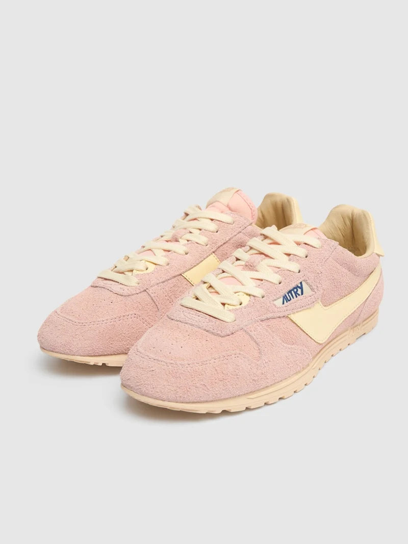 Autry Windspin Low Top Sneakers for Women - Pink Casual Shoes for Walking, Running & Everyday Wear | Comfortable & Stylish Sneakers for Gym, Work & Outfits
