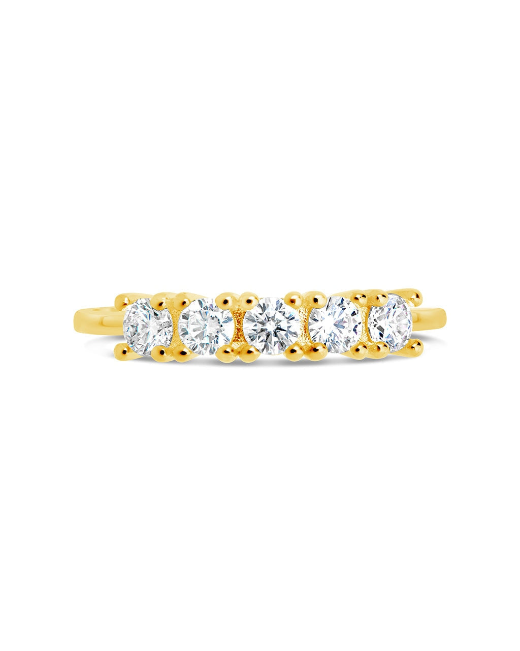 Elegant Rowan CZ Thin Ring - Dainty Cubic Zirconia Band for Women, Perfect for Everyday Wear, Engagement, Anniversary & Gift Giving