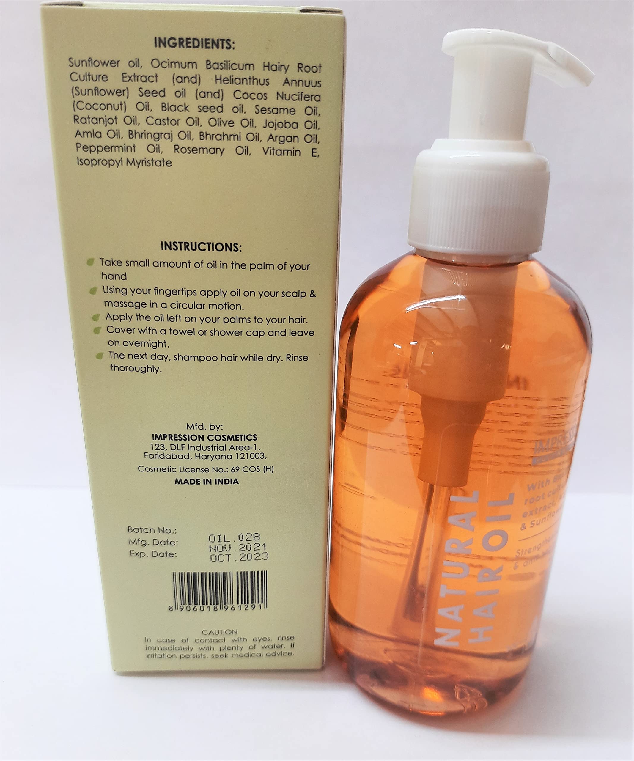 Best Natural Hair Oil for Growth & Shine - Organic & Nourishing Hair Treatment for Dry, Damaged Hair - Perfect for Daily Use & Styling