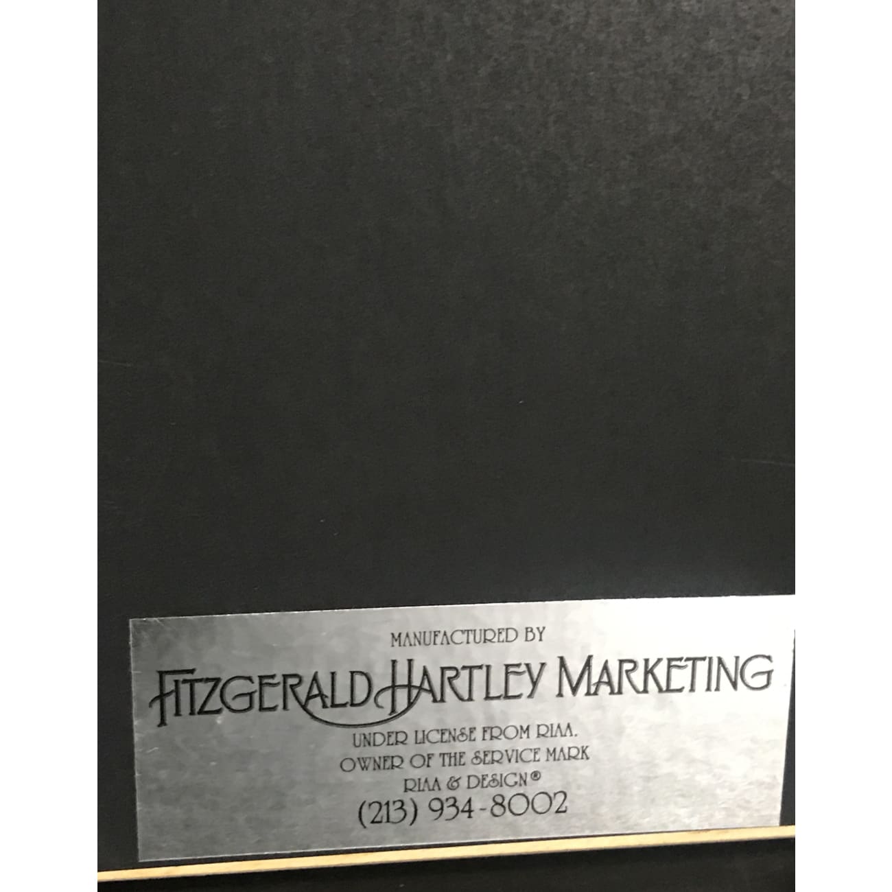 Janet Jackson Rhythm Nation RIAA Gold Single Award - Rare Collectible Music Memorabilia for Fans & Collectors - Perfect for Display in Music Rooms, Theaters, and Fan Collections