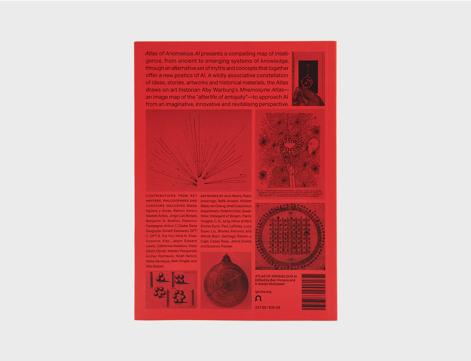 Atlas of Anomalous AI: Exploring Artificial Intelligence Frontiers - Edited by Ben Vickers & K Allado McDowell | AI Philosophy Book for Tech Enthusiasts & Futurists