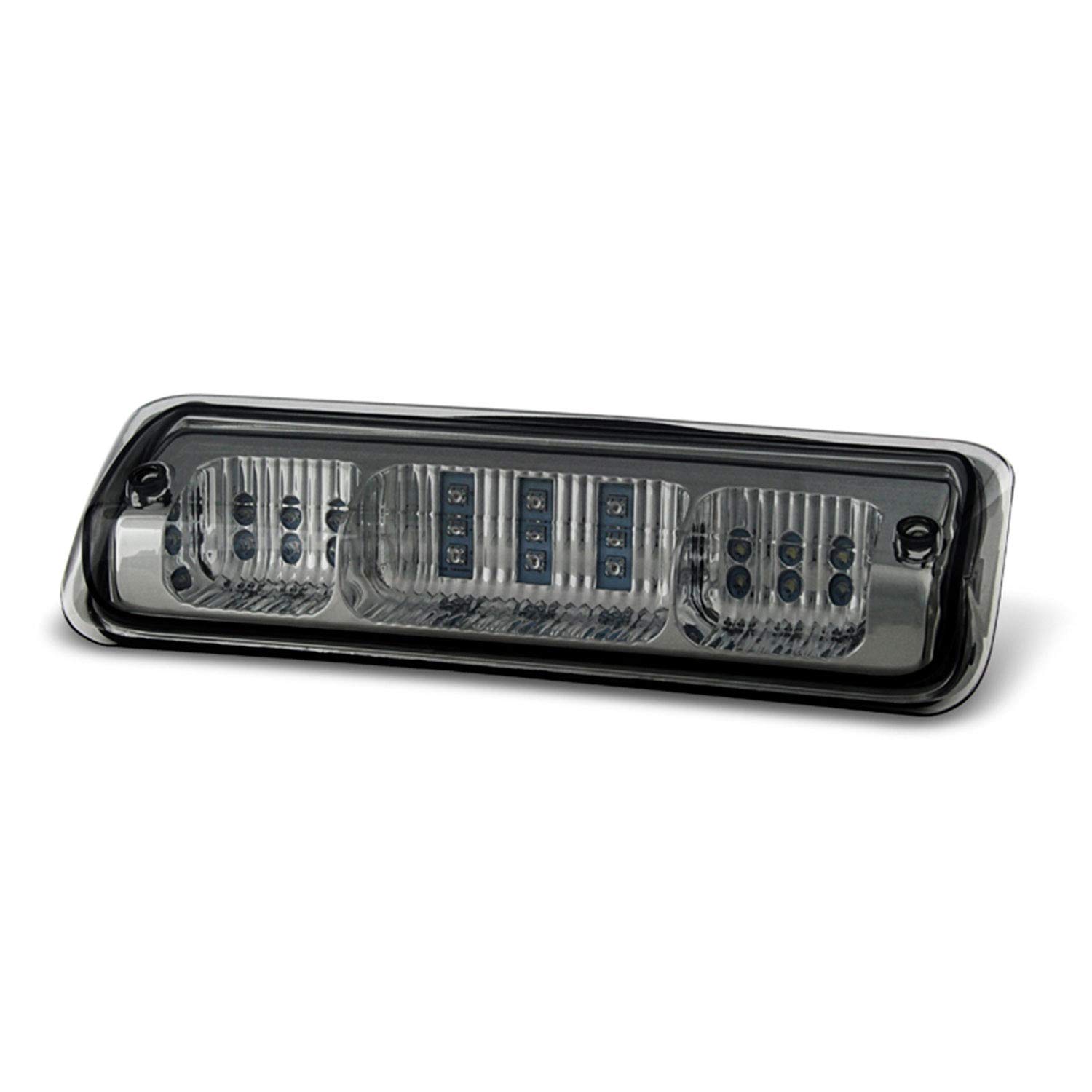 AKKON Premium Smoke Lens LED Tail Lights for 2004-2008 Ford F-150 Pickup Truck - Black Housing with 3rd Brake Light | Enhanced Visibility & Style for Night Driving & Custom Builds
