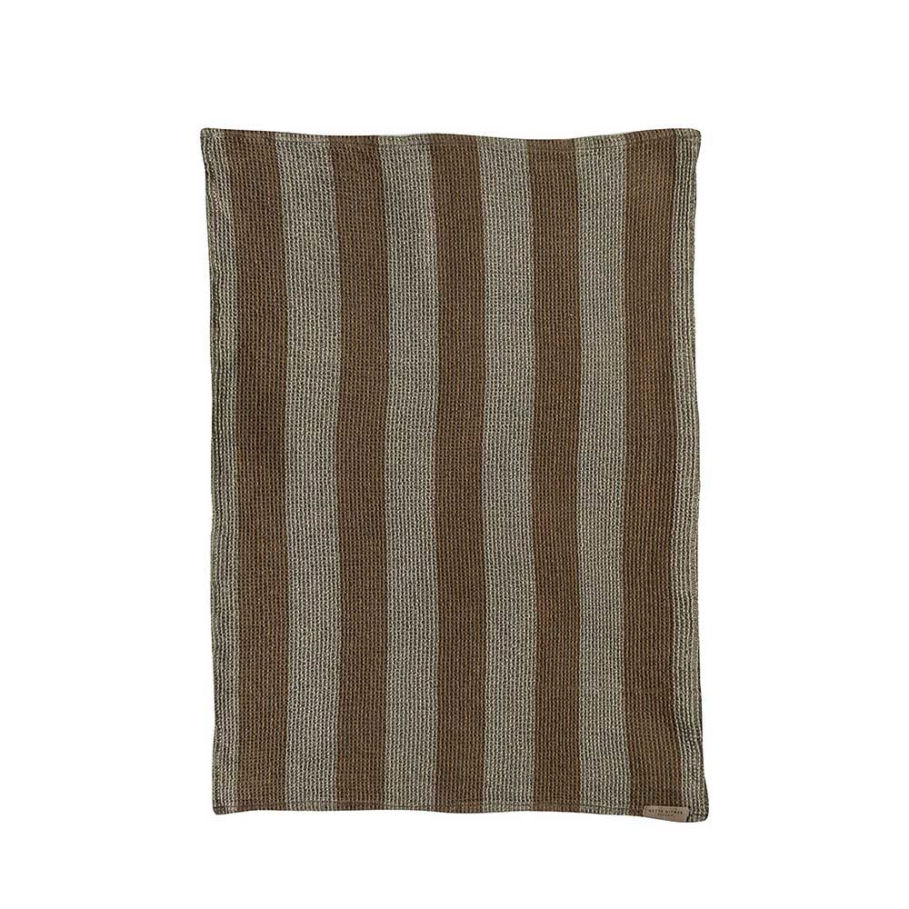 METTE DITMER Elvira Tea Towel - Premium Cotton Kitchen Towel for Drying Dishes, Hands & Cleaning (Sand Color) - Perfect for Kitchen, Dining & Hosting Gifts