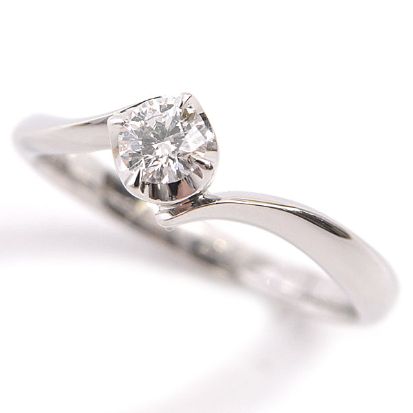 4℃ Diamond Ring 0.209ct F Color VS1 Clarity Excellent Cut Platinum 950 - Elegant Engagement & Wedding Jewelry for Women