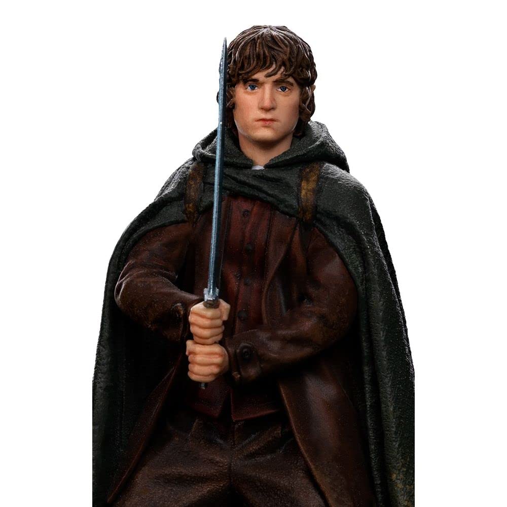 Iron Studios 1:10 Scale Frodo Baggins Statue - The Lord of The Rings BDS Art Collectible - Perfect for Home Decor, Office Display, and Movie Memorabilia Collections