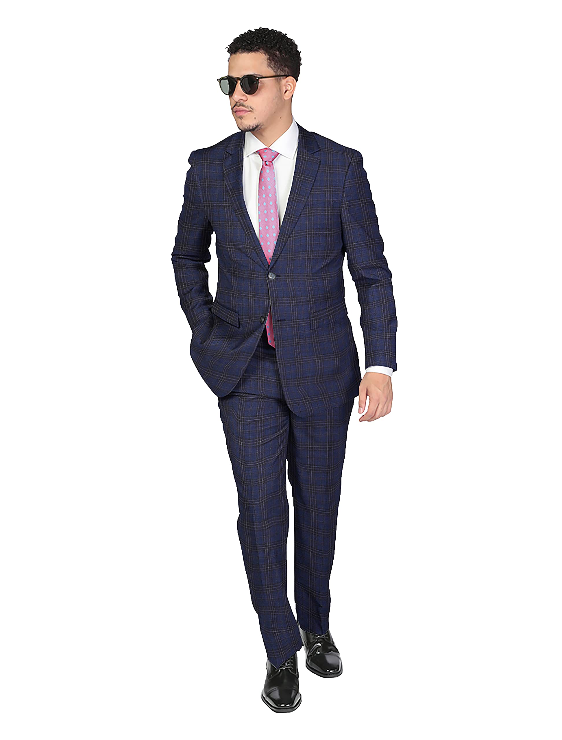 Premium KARAKO 100% Wool Men's Suit Set - 2 Piece Formal Blazer & Pants for Weddings, Business, and Special Occasions | Classic Fit Tailored Suit for Groom, Office & Evening Events