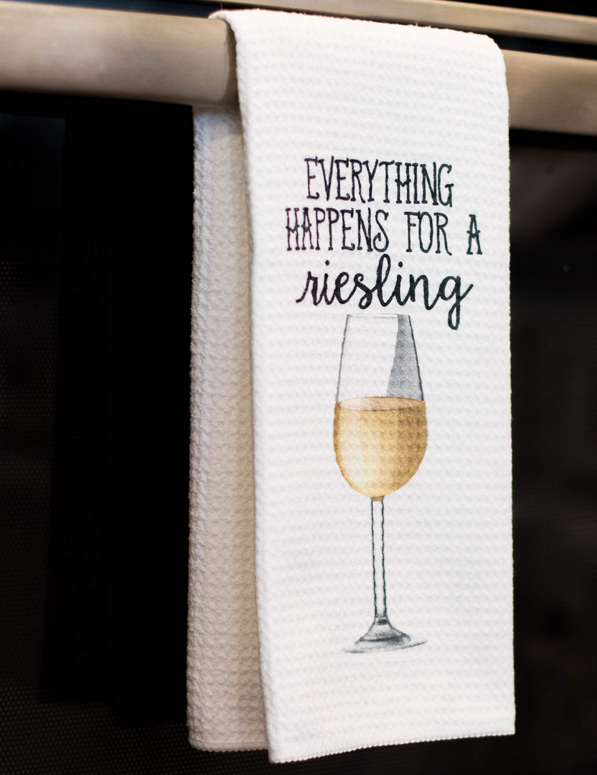 Funny Wine Lovers Tea Towels - Absorbent Kitchen Towels for Housewarming Gifts & Home Decor | Perfect for Wine Parties, Kitchen Decor & Hostess Gifts