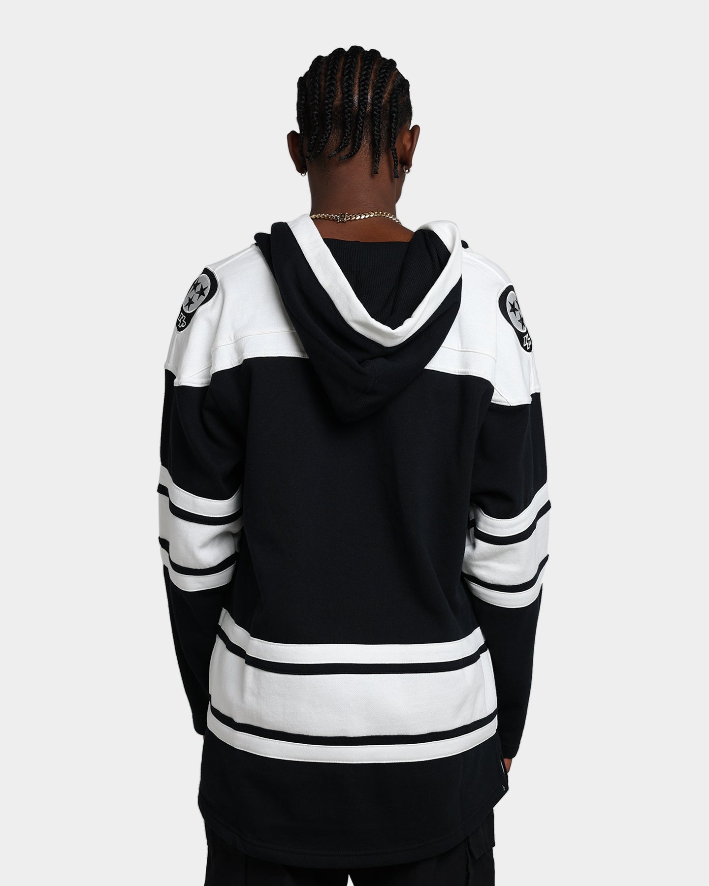 47 Brand Nashville Predators Superior Lacer Hoodie - Men's Black NHL Hockey Pullover Sweatshirt for Game Day & Casual Wear